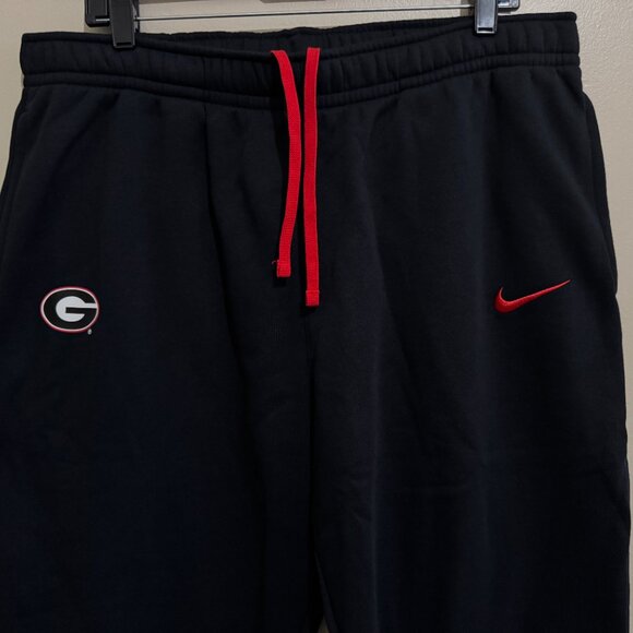 Nike UGA Georgia Bulldogs On-Field Player Team Issue PE Sweatpants Black NEW - Picture 3 of 11